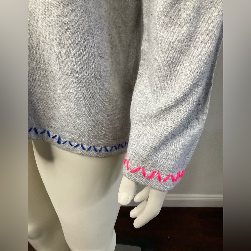 Lisa Todd Butterfly Sweater sz 1X Cotton Cashmere Blend - Picture 6 of 9